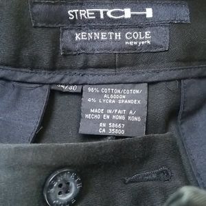 Mens Kennth Cole Stretch Dress Pants Size 34x30